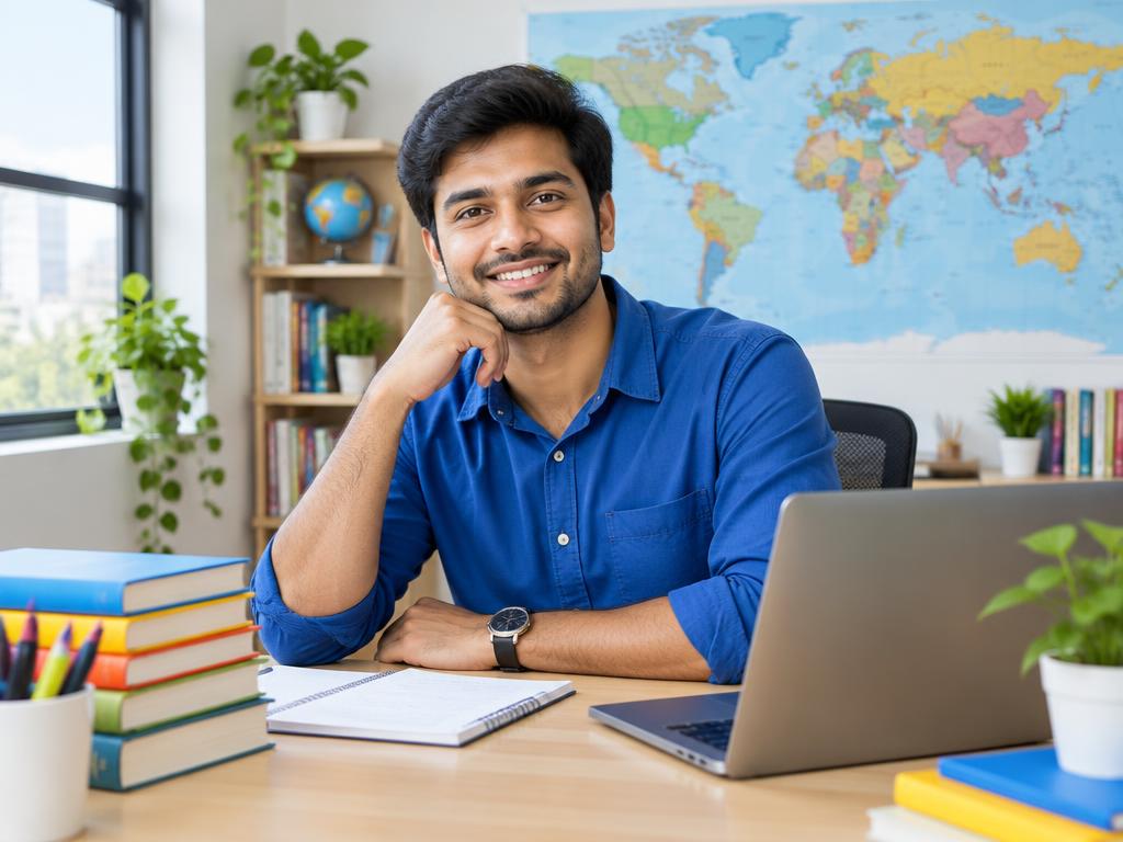 Tutor ready to connect with learners worldwide